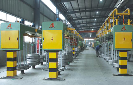 材料拉絲，退火設備